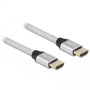 HDMI kabelis DeLOCK Ultra High Speed 48 Gbps 8K 60 Hz Sudraba 3m