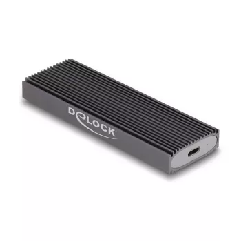 DeLOCK ārējais USB Type-C korpuss M.2 NVMe PCIe vai SATA SSD, bezinstrumentu montāža