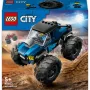 Konstruktors LEGO City 60402 Zils Monster Truck ar lielām riepām, 148 gab., 1 minifigūra, vecumam 5+