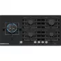 Bosch Serie 8 PRS9A6H40 gāzes plīts virsma, melna, iebūvējama, 90 cm, 5 zonas