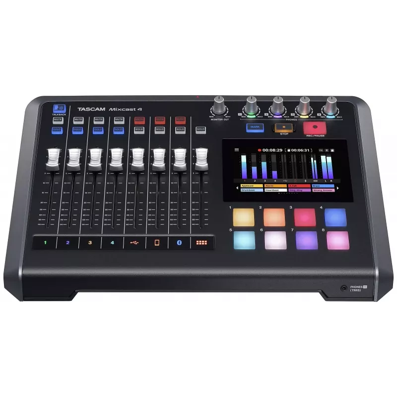 Tascam Mixcast 4 – mikseris podkāstu ierakstīšanai