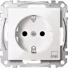 Kontaktligzda CEE 7/3 Merten MEG2350-0319 Balta