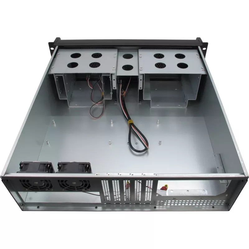 Inter-Tech 3U-3098-S Rack Melns