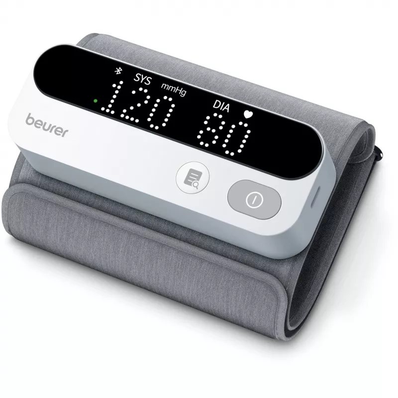 Beurer BM 59 augšdelma asinsspiediena mērītājs ar Bluetooth, balts/melns