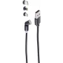 USB kabelis ShiverPeaks BS14-19001 1m USB A USB C/Micro-USB B Melns