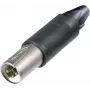 Neutrik NC3FM-C XLR savienotājs, taisns, ligzda, 3 polu, sudraba krāsa, 1 gab.