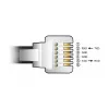 DeLOCK 66735 USB-A uz seriālo RS-232 RJ12 adaptera kabelis, ESD aizsardzība, Skywatcher, 2 m, melns