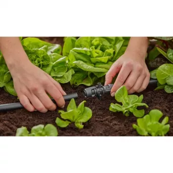 Savienotājs T-veida Gardena 13206-20 pilienveida apūdeņošanas sistēmai, plastmasa, 5 gab.