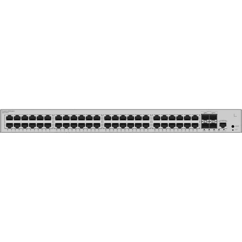 Slēdzis HUAWEI S310-48P4X — 48x Gigabit Ethernet (10/100/1000) RJ-45, 4x SFP+, PoE, 1U statīvs