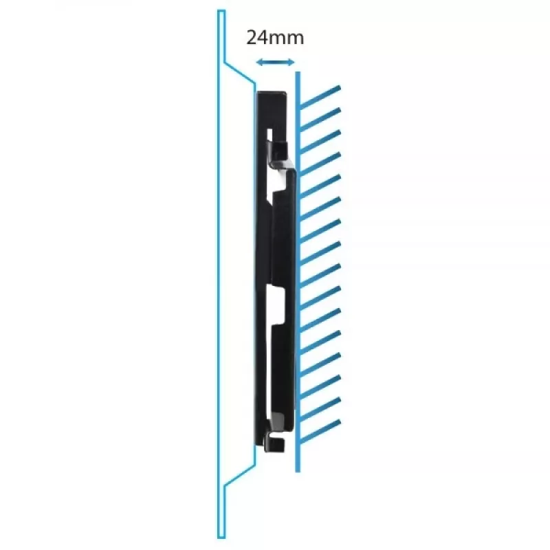 TV sienas stiprinājums Esperanza PERSES 35.6–127 cm (14–50 collu) ekrāniem, VESA 75x75–200x200, max 25 kg, melns