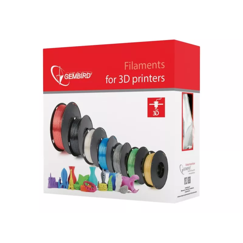GEMBIRD 3DP-PLA1.75-01-PR Filaments Gembird PLA Purple 1,75mm 1kg