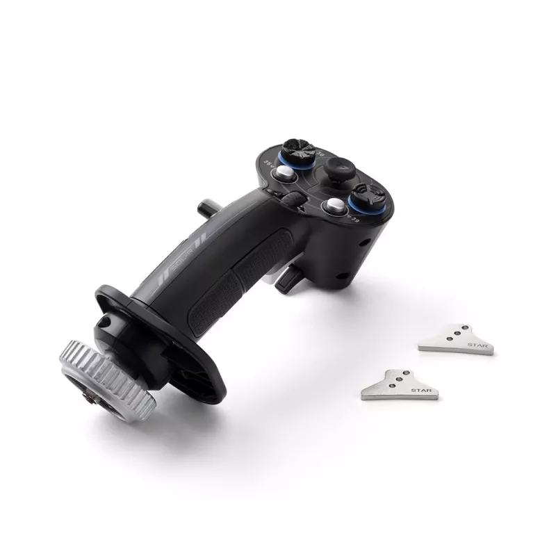 Pievienojams rokturis Flightstick Thrustmaster Sol-R 3 AVA, Melns, USB Type-C, analoģisks/digitāls, PC, 75×115×200 mm