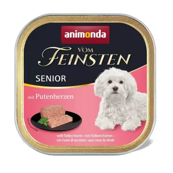 Slapjā barība suņiem senioriem ANIMONDA Vom Feinsten Moist Food Tītars 150 g, bez lipekļa un sojas