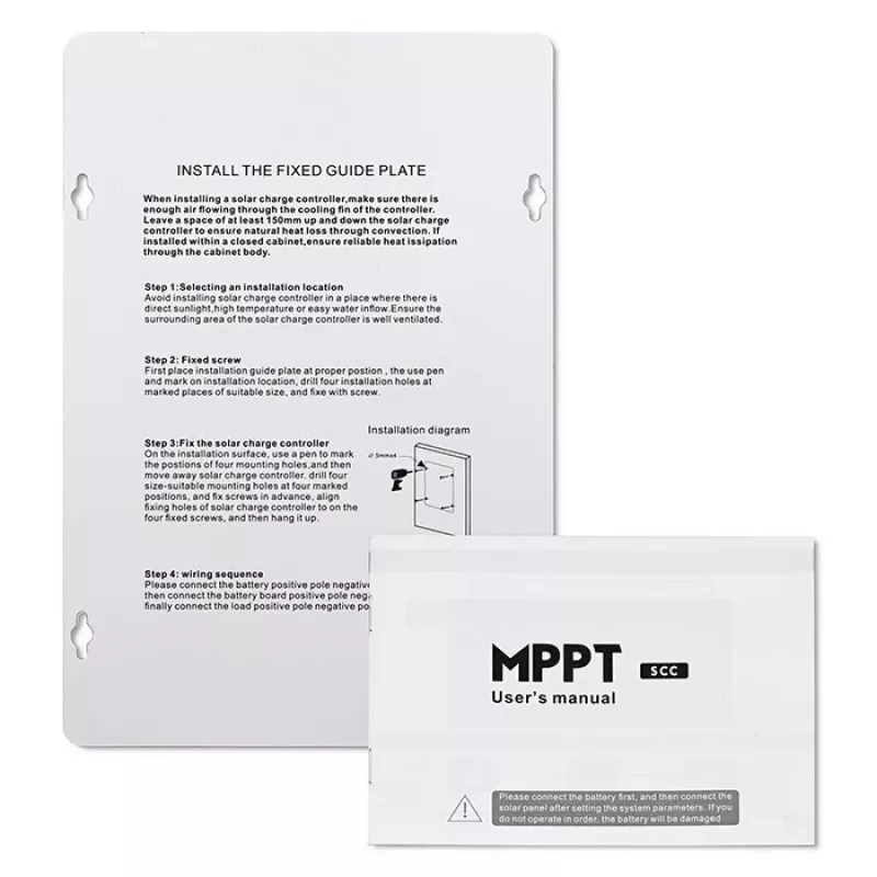 MPPT saules lādētājs QOLTEC 40A 12V/24V ar LCD displeju