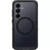 OtterBox Defender XT Clear Magnets Samsung Galaxy S25 caurspīdīgs/melns rūdīta stikla ekrāna aizsargs