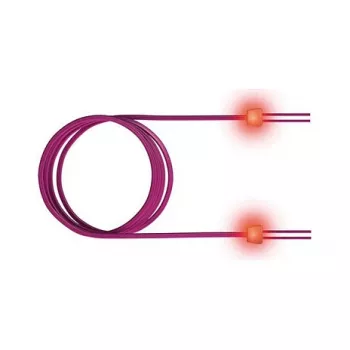 ZVK GmbH EasyLan FO LED Patch Cord Premium, Duplex - LC daudzmodu (vīr.) uz LC daudzmodu (vīr.) - 5 m - optiskā šķiedra - OM4 - viršu violets