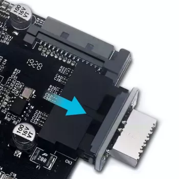 USB 3.0 adapteris GrauGear GG 18025 — Type A sievišķais, 180° orientācija