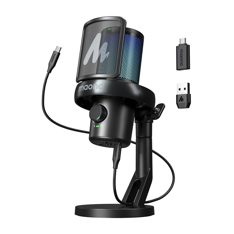Bezvadu mikrofons Maono DM40 Pro (melns)