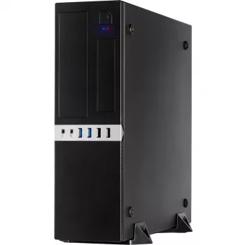 Inter-Tech IT-503 - SFF - Mini-ATX - bez barošanas bloka (TFX12V) - matēti melns - USB/Audio (88881270)