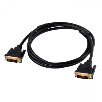 Akyga AK-AV-06 DVI-D Dual Link (24+1) kabelis, spraudnis–spraudnis, 1,8 m, melns