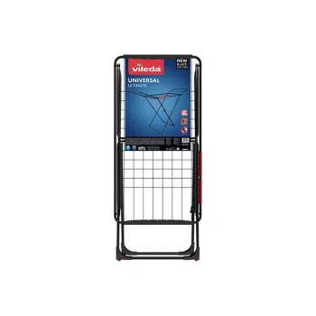 Veļas žāvētājs VILEDA Universal Ultimate Indoor/Outdoor — tērauds, 18 m žāvēšanas vieta, salokāms, 1800×930×550 mm