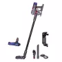 Dyson V8 Advanced 2-in-1 putekļsūcējs ar akumulatoru, bezmaiss, niķelis, sudrabs