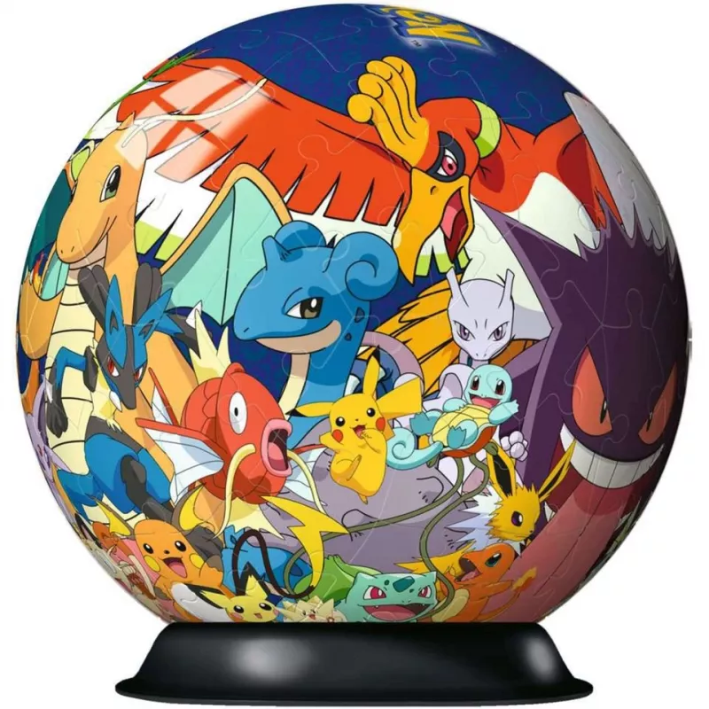 Ravensburger Pokemon 3D puzle 72 gab. Karikatūras