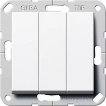 GIRA 283203 Elektriskais slēdzis 2P Balts (283203)