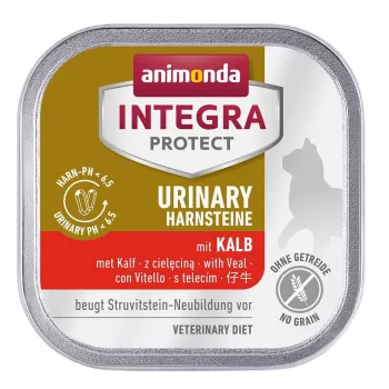 Animonda Integra Protect Urinary ar liellopu gaļu, vistu un cūkgaļu 100 g — bezgraudu, bez lipekļa, pieaugušiem kaķiem