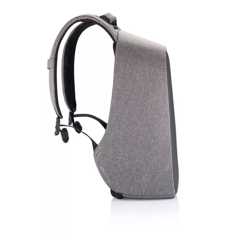 XD Design Bobby Hero Regular P705.292 pretaizdzīšanas mugursoma, paredzēta 15,6 collu portatīvajam datoram un 12,9 collu planšetei, 16 l, USB uzlādes pieslēgvieta, RFID kabata, pelēkā krāsā