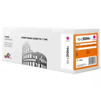 Tonera OKI C310 TO-C310MN magenta 100% jauna