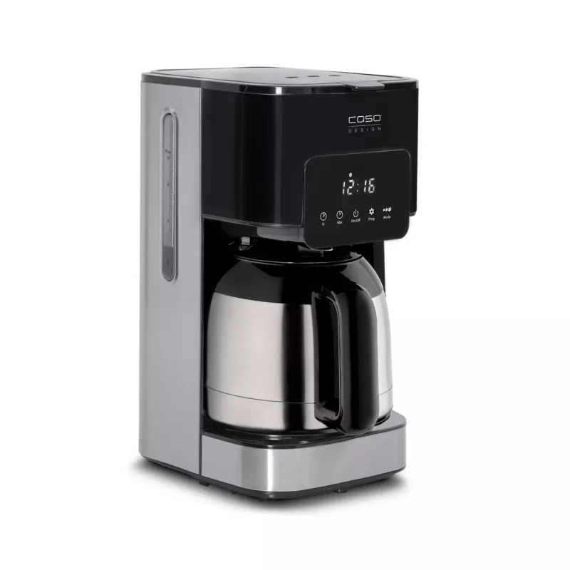 Caso | Kafijas automāts ar diviem termokanniem | Taste & Style Duo Thermo | Pilienu | 800 W | Melns/Nerūsējošais tērauds
