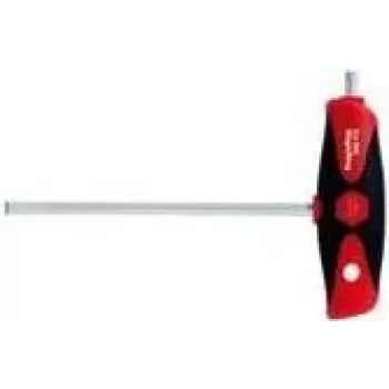 Wiha 26135 T-veida sešstūra atslēga ar ComfortGrip rokturi, 10 mm