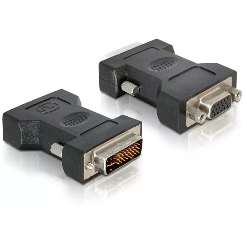 Adapteris VGA 15pin F uz DVI 24+5 M DeLOCK 65016
