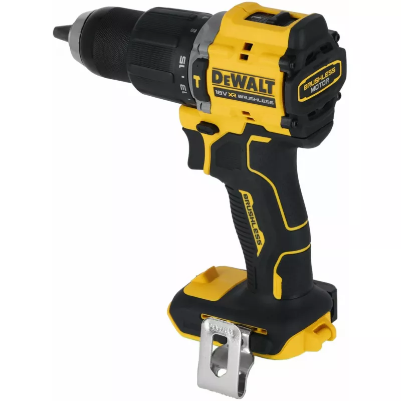 Bezvadu urbjskrūvgriezis DeWalt DCD799NT-XJ 18V bezsuku motors kompakts dizains