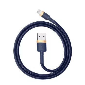 Baseus CALKLF-CV3 Lightning kabelis 2m Zils Zelts