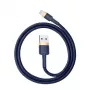 Baseus CALKLF-CV3 Lightning kabelis 2m Zils Zelts