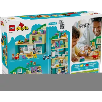 LEGO DUPLO 10470 3-in-1 Moderna Ģimenes Māja ar Figūriņām