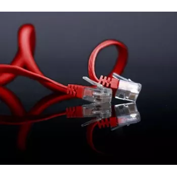 Tīkla kabelis ShiverPeaks SP711-SLR Sarkans 1m Cat6 U/UTP