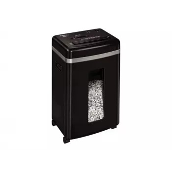 Papīru smalcinātājs Fellowes Powershred 450M Micro-cut, 9 lapu ietilpība, 2 x 12 mm, 22 L grozs, melns