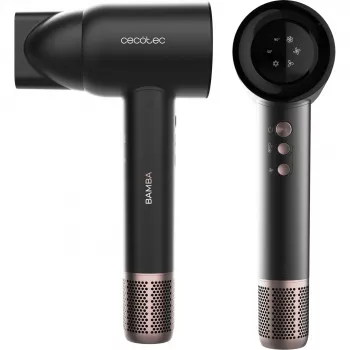 Cecotec Bamba IoniCare RockStar Nano IonTech matu žāvētājs 1600 W, melns