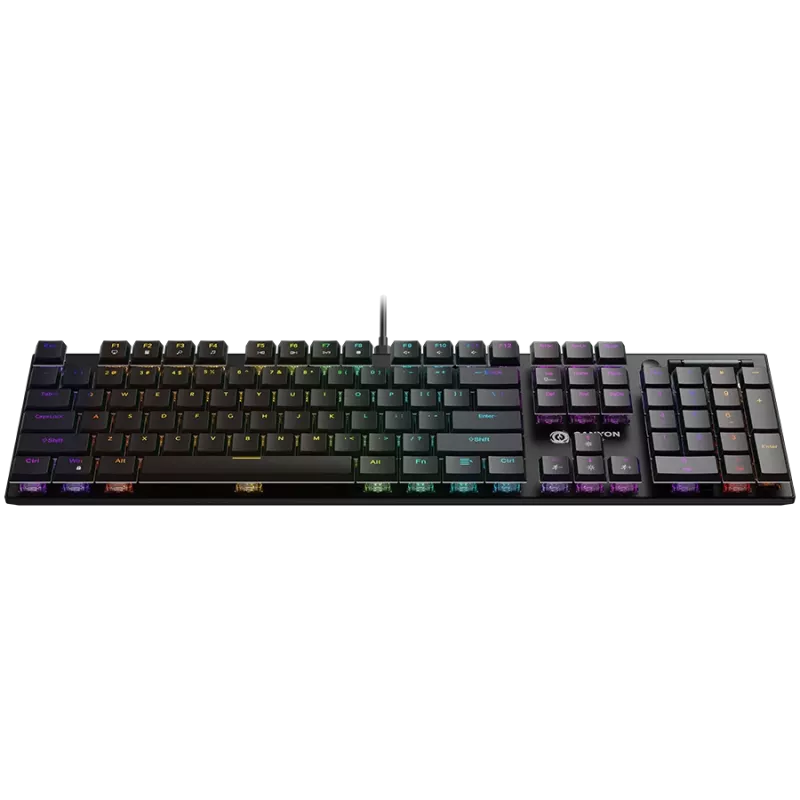 CANYON tastatūra Cometstrike GK-55 EN/RU vadu mehāniskā