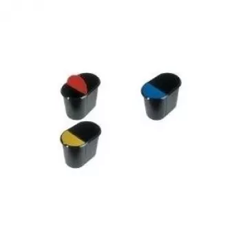 Helit Duo papīrgrozs - 29 l tilpums - ovāls - 350,0 mm augstums x 445,0 mm