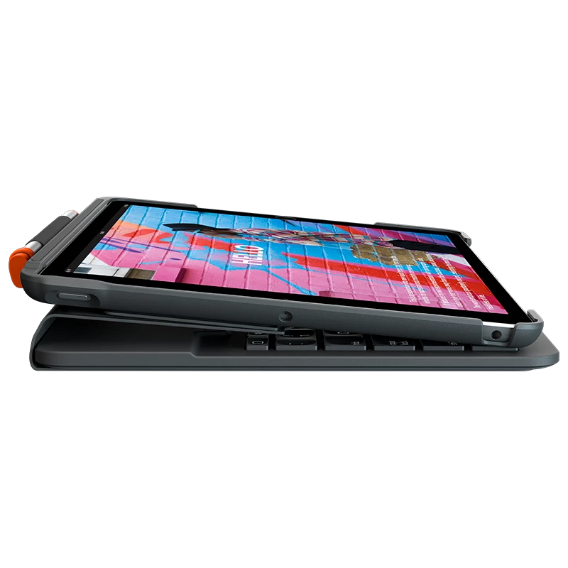 Logitech Slim Folio tastatūras maciņš iPad (7., 8. un 9. paaudzei)