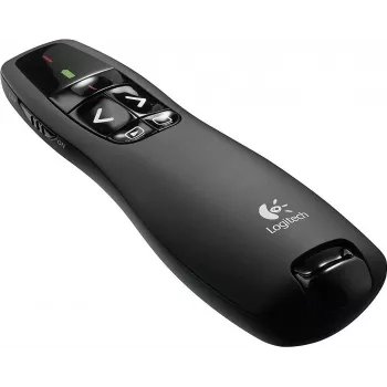 Bezvadu prezentētājs Logitech R400 ar lāzera rādītāju