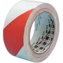 PVC marķējuma lente 3M 767i — 33 m garums, 50 mm platums, sarkana/balta