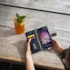 Fixed Opus Book Case for Samsung Galaxy S26, melns, āda