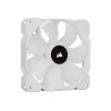 Corsair iCUE SP120 RGB ELITE Performance 120mm Baltā PWM ARGB korpusa ventilatoru trīskomplekts