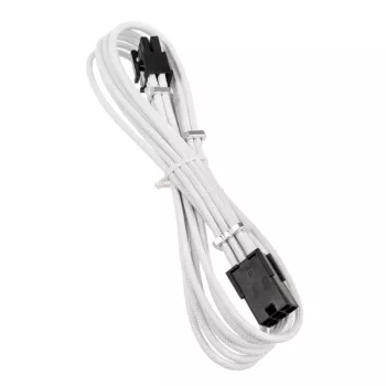 PCIe 6-pin pagarinājuma kabelis BITFENIX Alchemy 45 cm balts, pīts