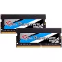 G.Skill Ripjaws F4-3200C22D-32GRS - DDR4 - komplekts - 32 GB: 2 x 16 GB - SO-DIMM 260-pin - 3200 MHz / PC4-25600 - bez bufera